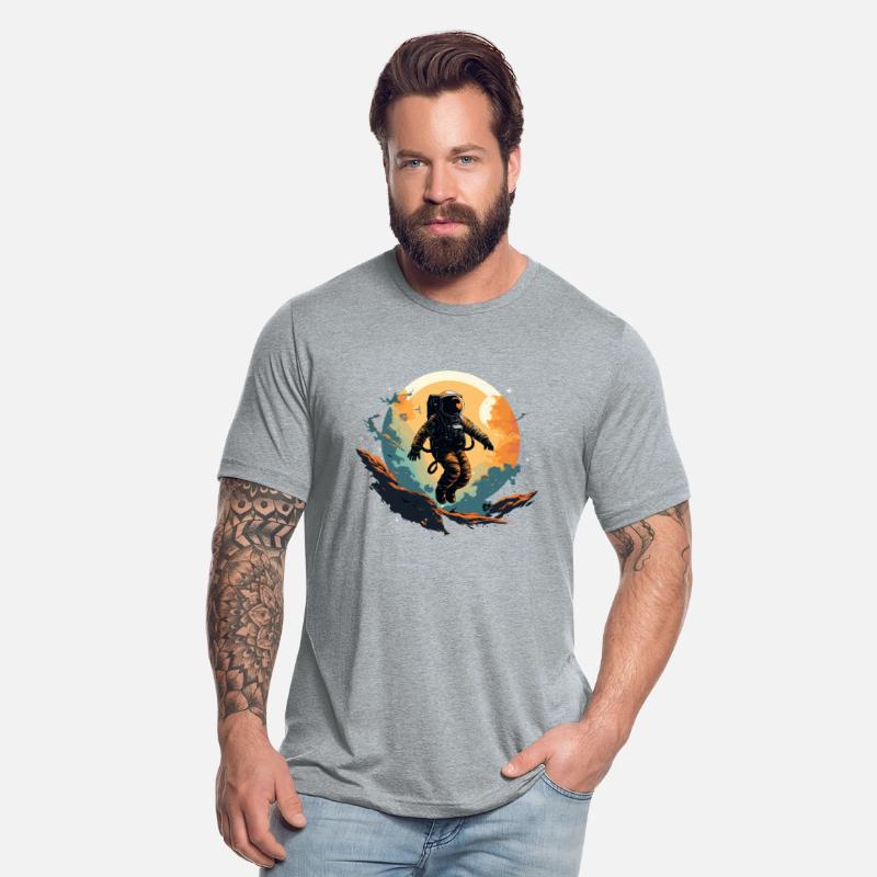 Abstract Astronaut Planet Space