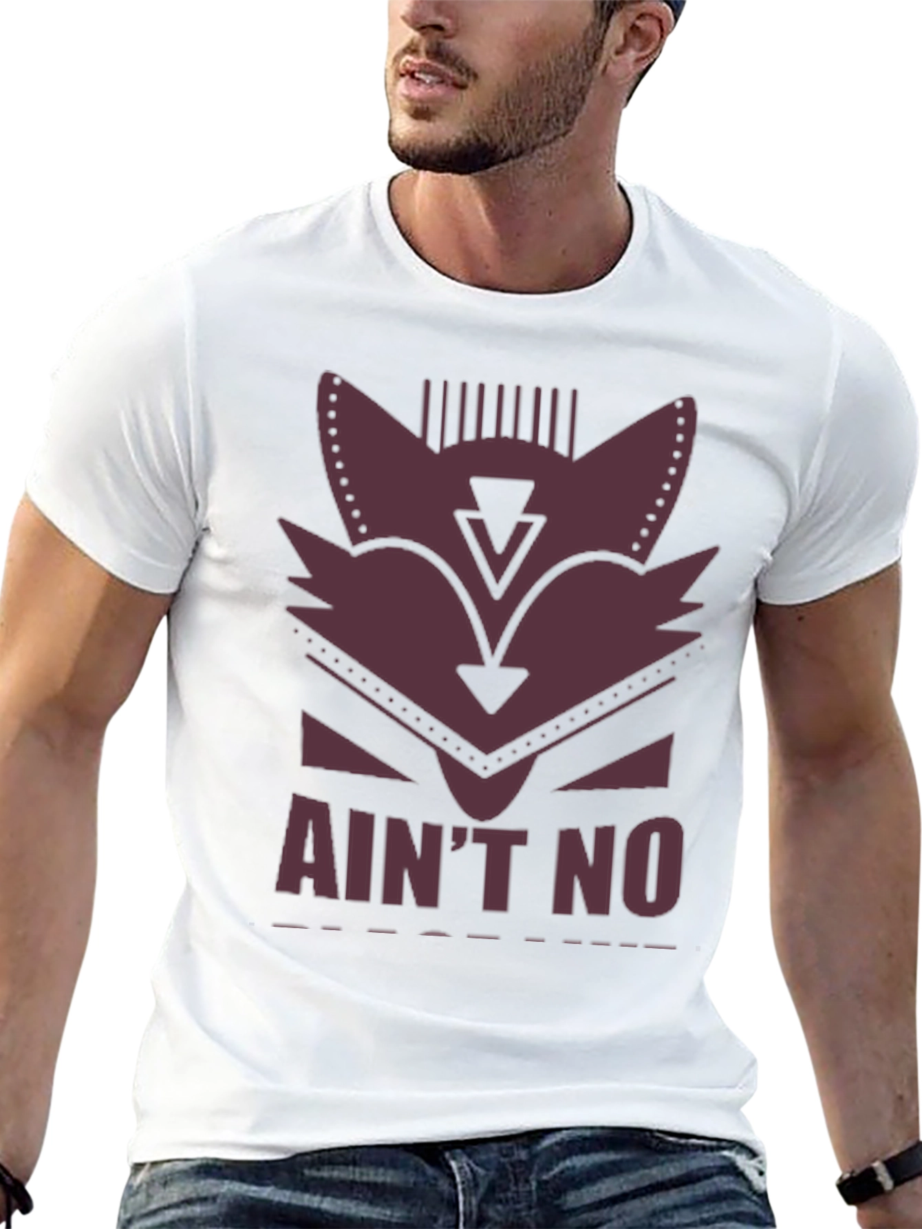 Aint No Fox Given T-Shirt - Mens Black Tee