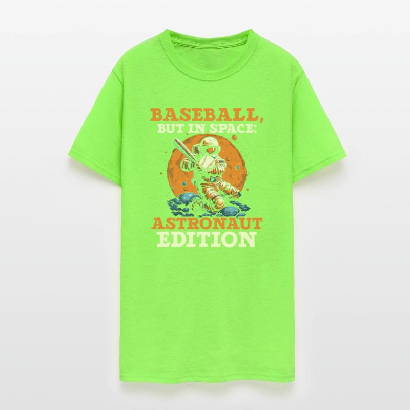 Baseball Astronaut Baseball Player Outerspace