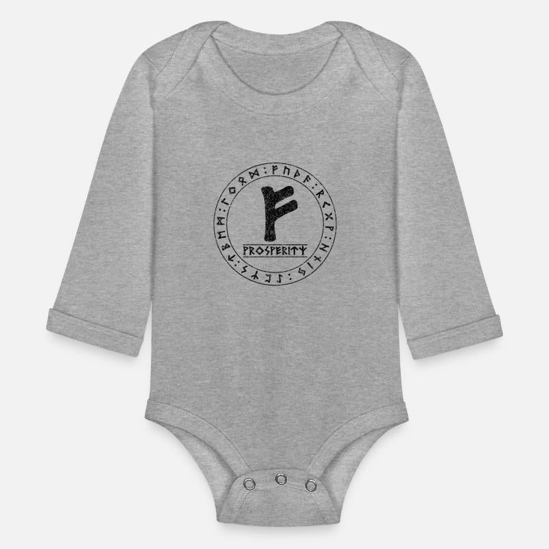 Black rune wealth Fehu. Pagan rune circle