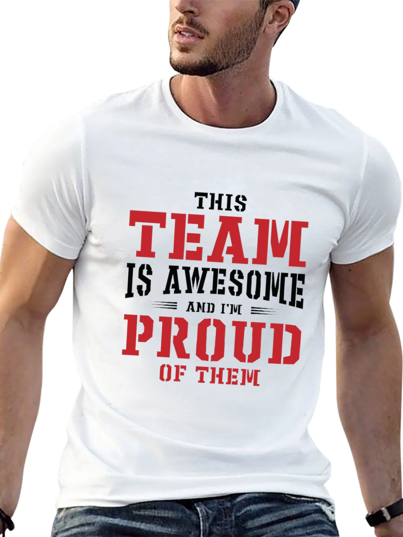 Awesome Team Pride Graphic Tee