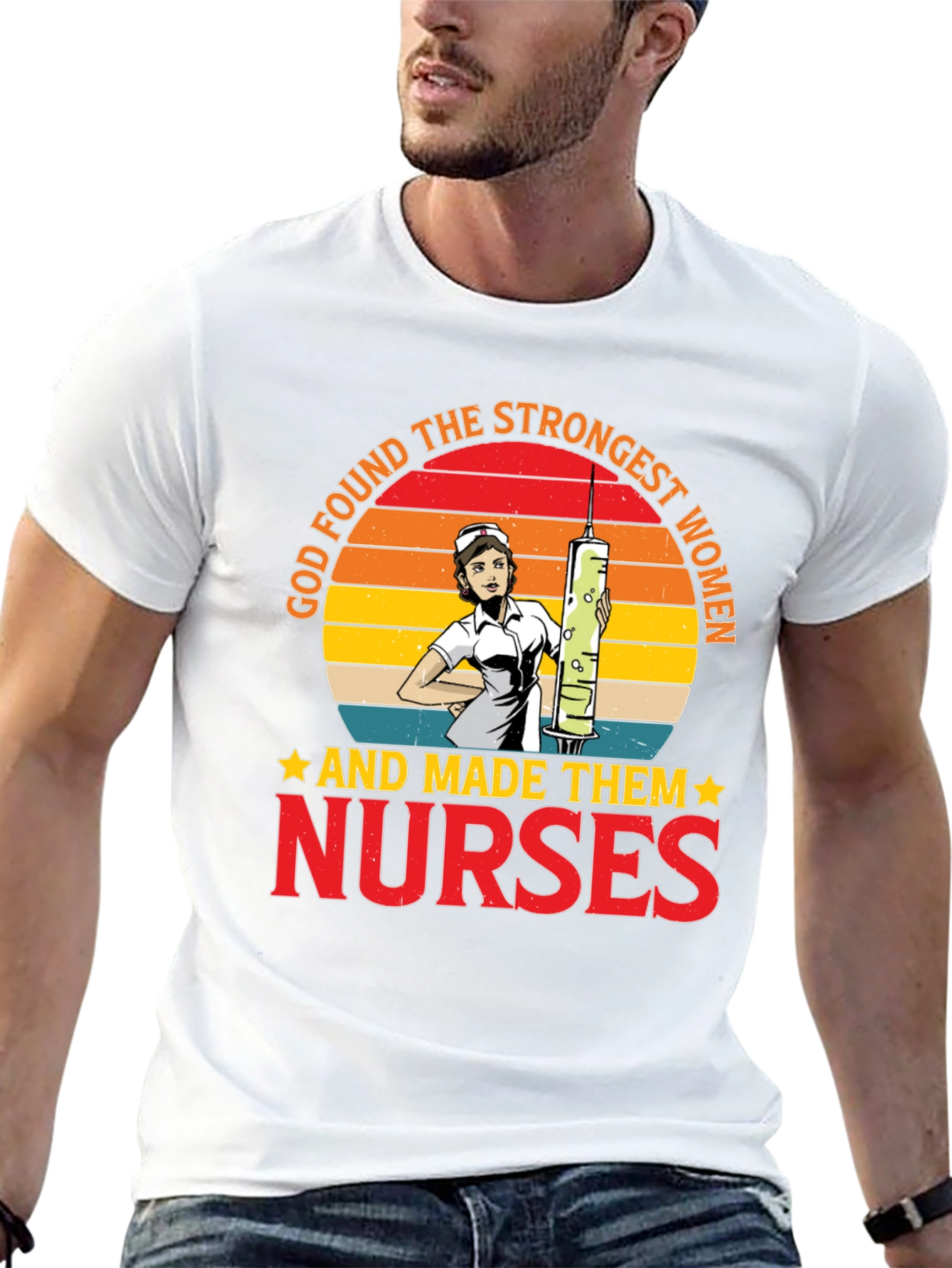 Strongest Women Nurses T-Shirt Graphic Tee