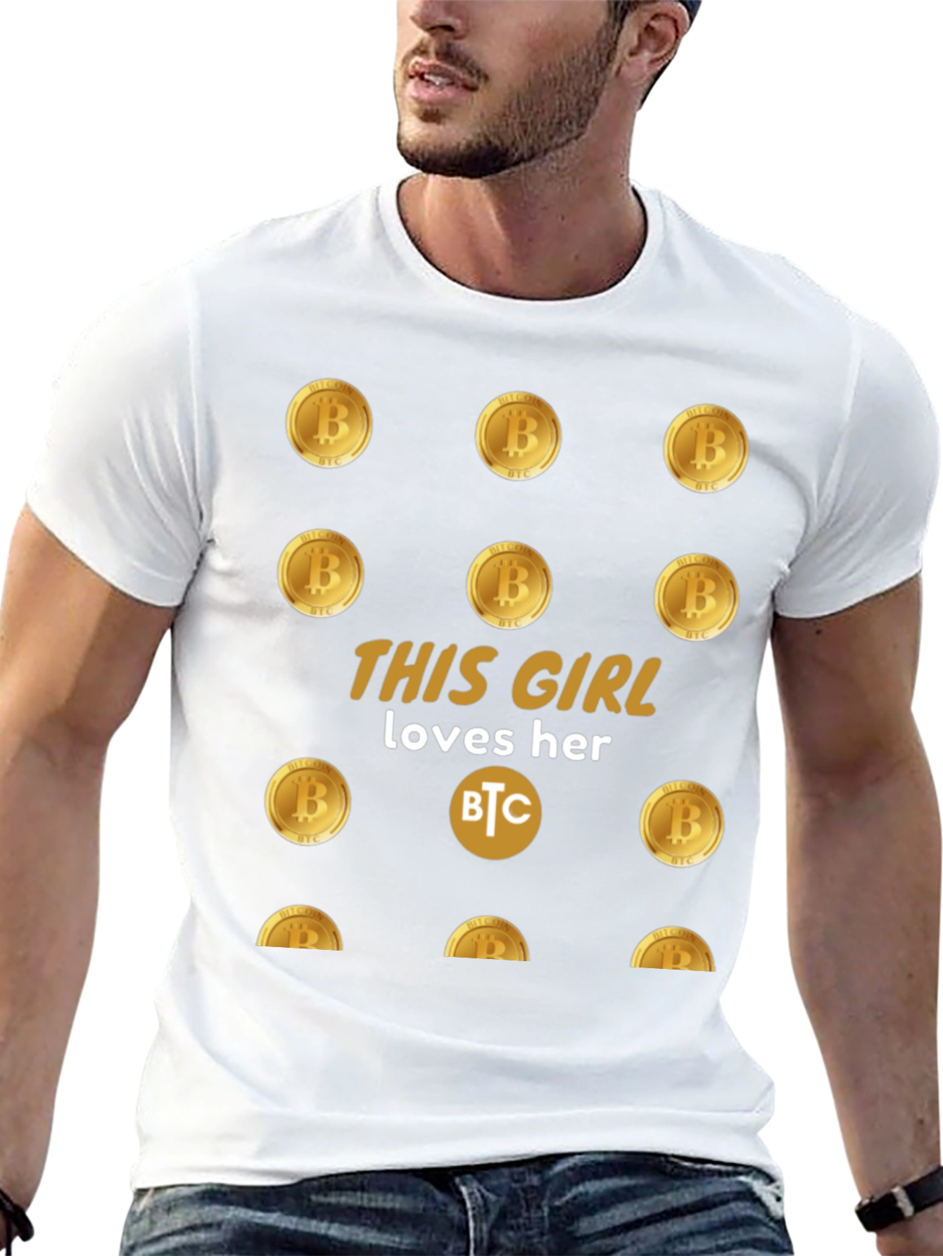 Bitcoin Girl T-Shirt - Cryptocurrency Lover Tee