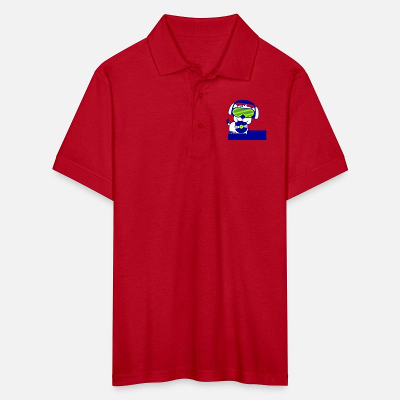 Cool DJ Dog Pet Animal Music Record Mixing Party