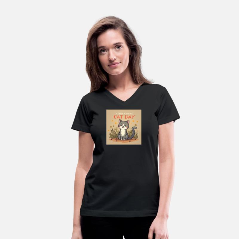 Cute Gray Boy Cat for International Cat Day