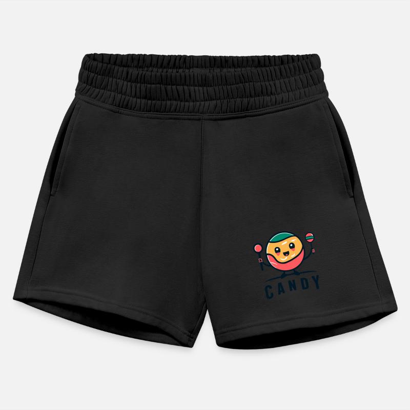 Cute Retro Candy Man With Lollipops + word "Candy"