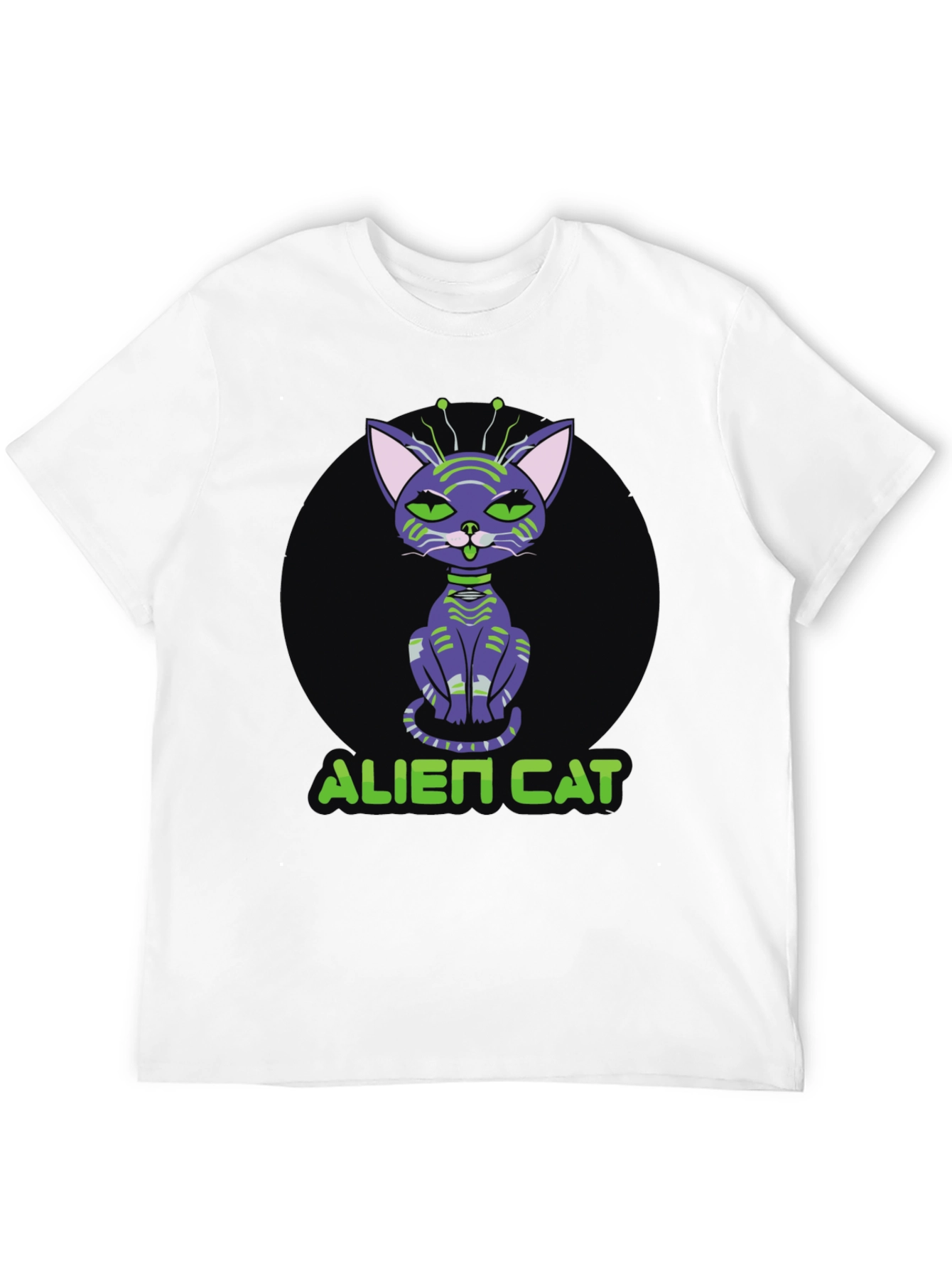 Alien Cat T-Shirt - Unique Graphic Tee