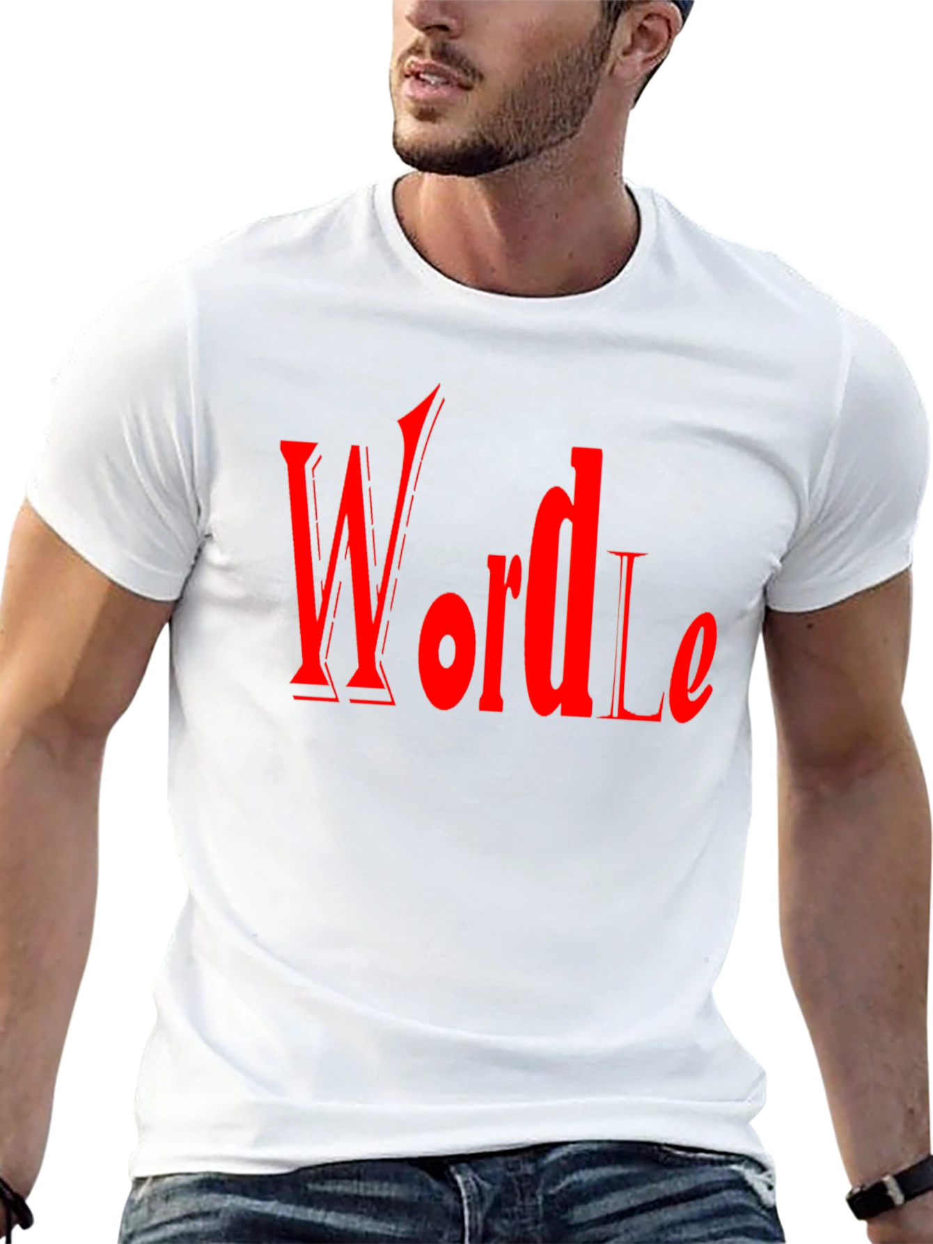 Wordle Inspired Graphic Tee - Black