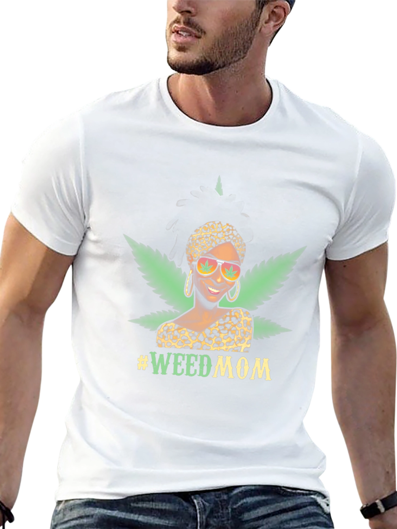 #WeedMom Graphic Tee - Stylish & Comfy