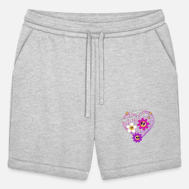 Flowers caught in a heart net on Valentine's Day