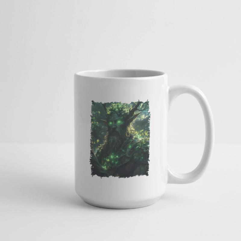 Forest Spirit with Green Nature Magic and Power