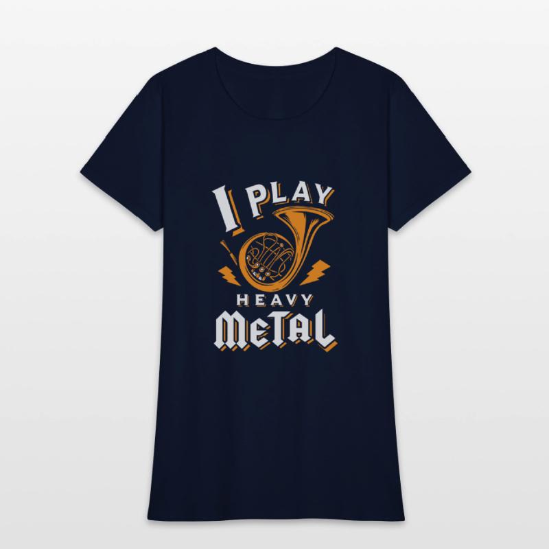 Funny french horn - i play heavy metal