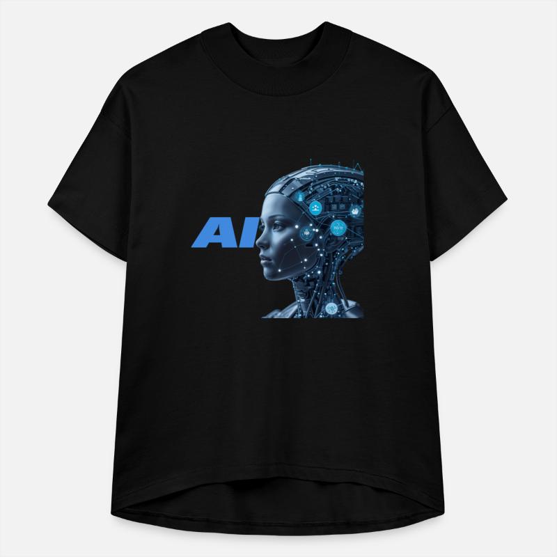 Futuristic AI Cybernetic Human Design