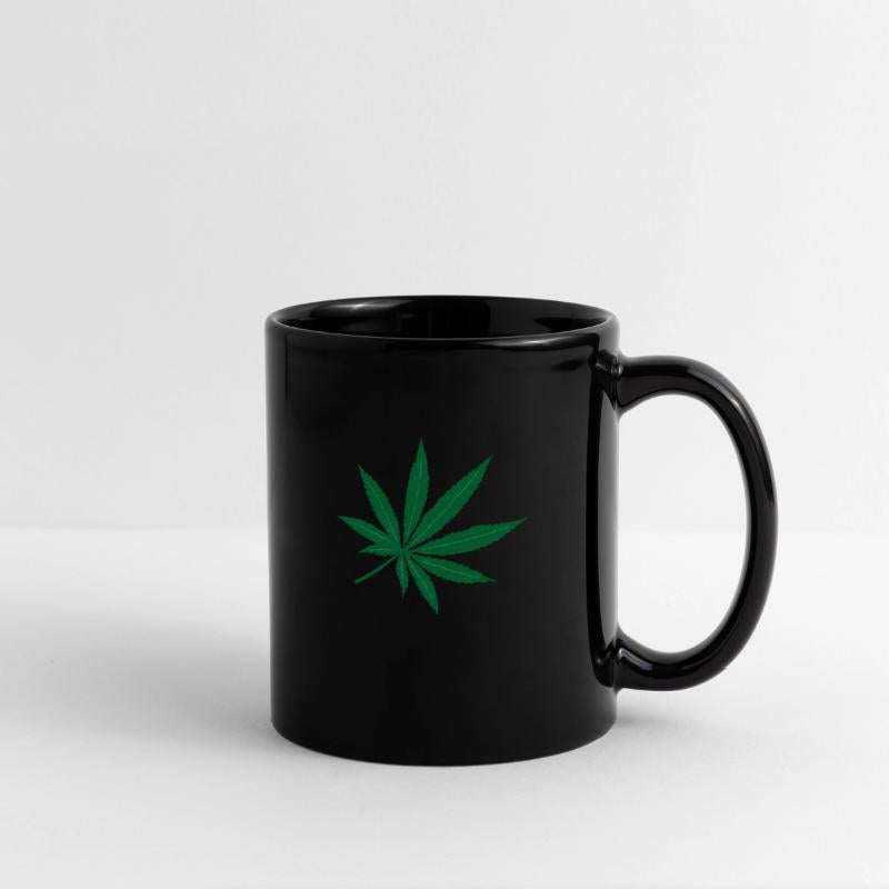 Green Weed Leaf – Coffeeshop Logo Inspiration