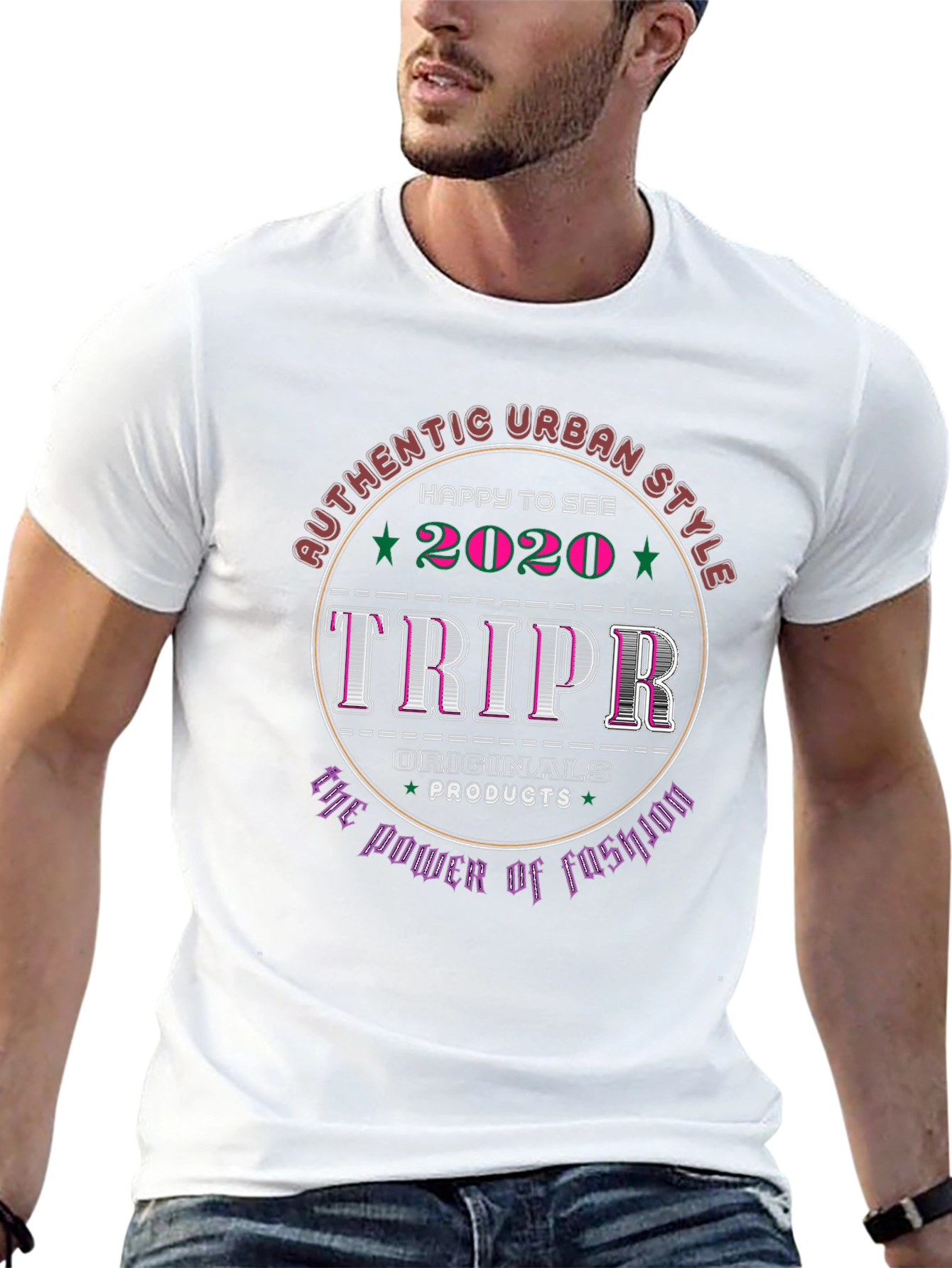 Authentic Urban Style Graphic T-Shirt