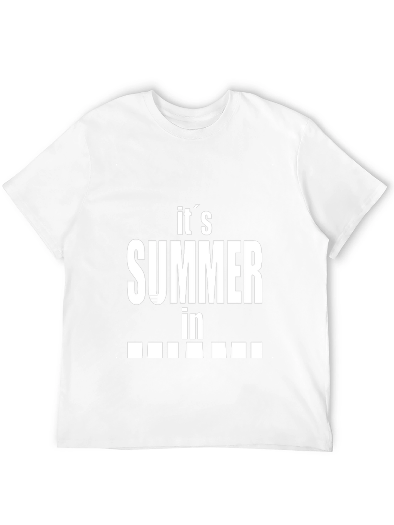 Summer T-Shirt Black Casual Tee