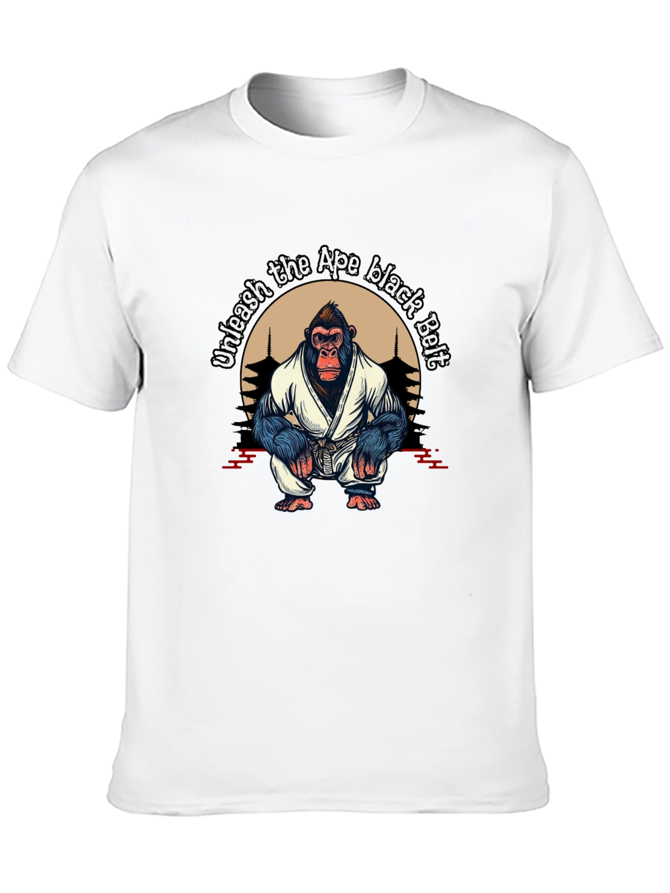 Unleash The Ape Black Belt T-Shirt