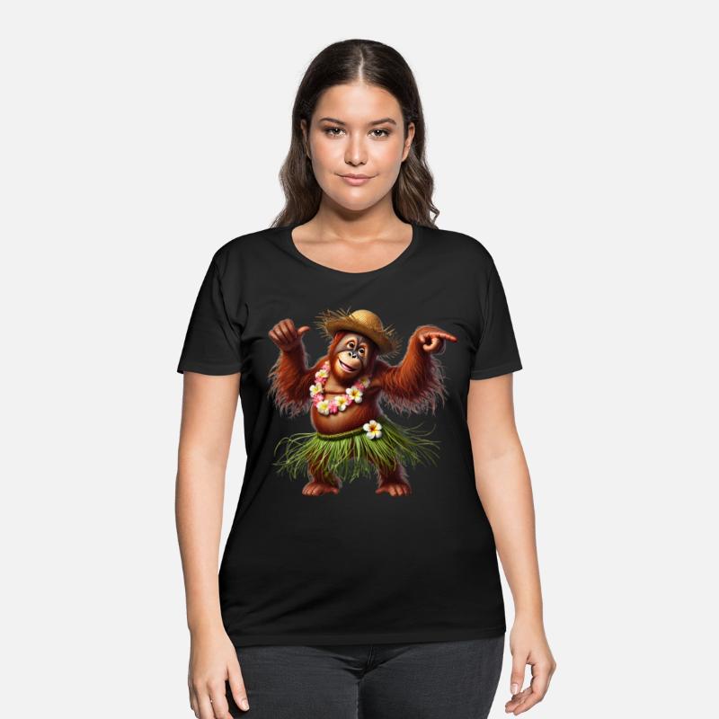 Hula Orangutan: Fun Tropical Dancer