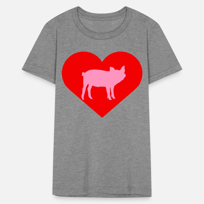 I Love Pigs pig heart piggy piglet silhouette