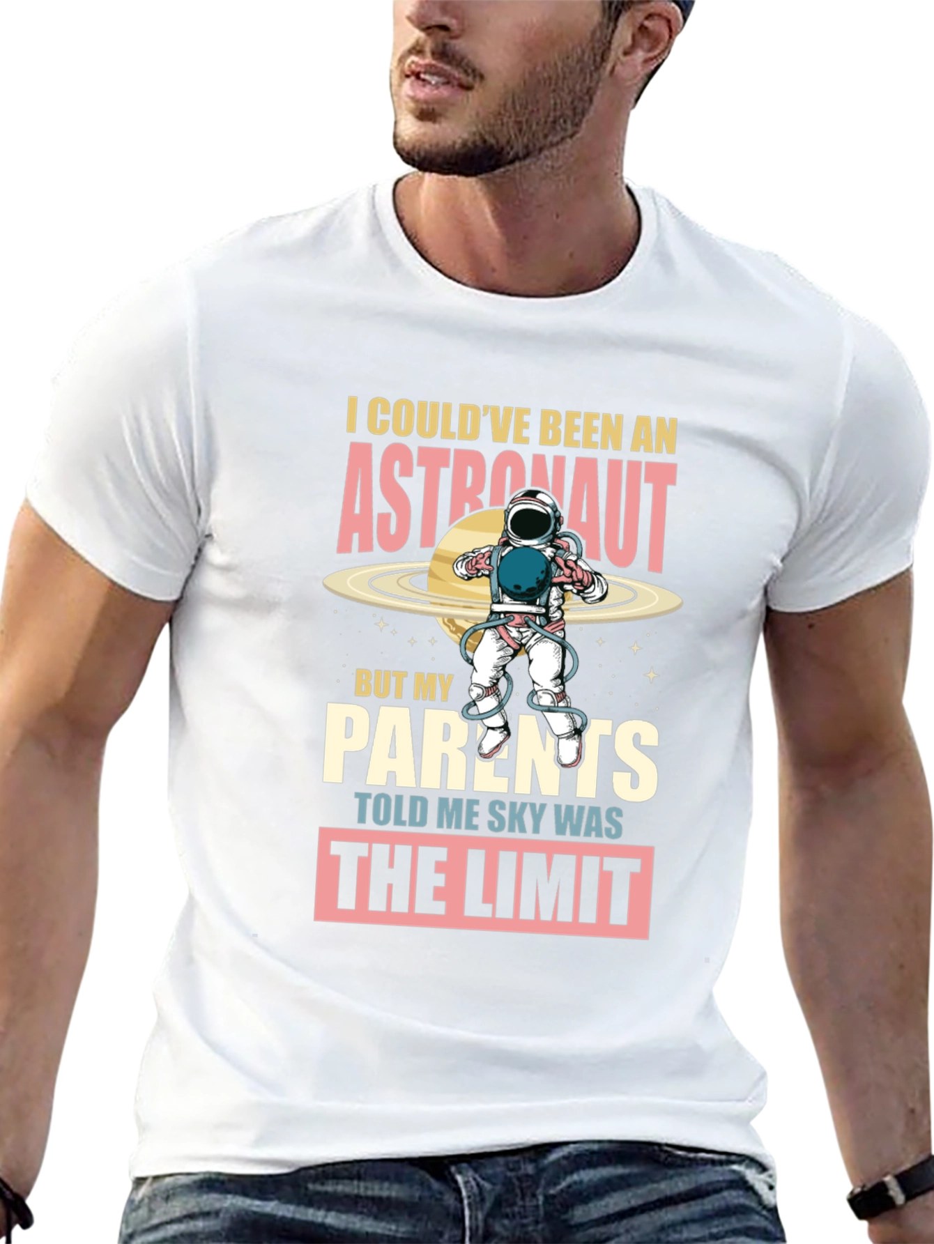 Astronaut T-Shirt: Skys the Limit!