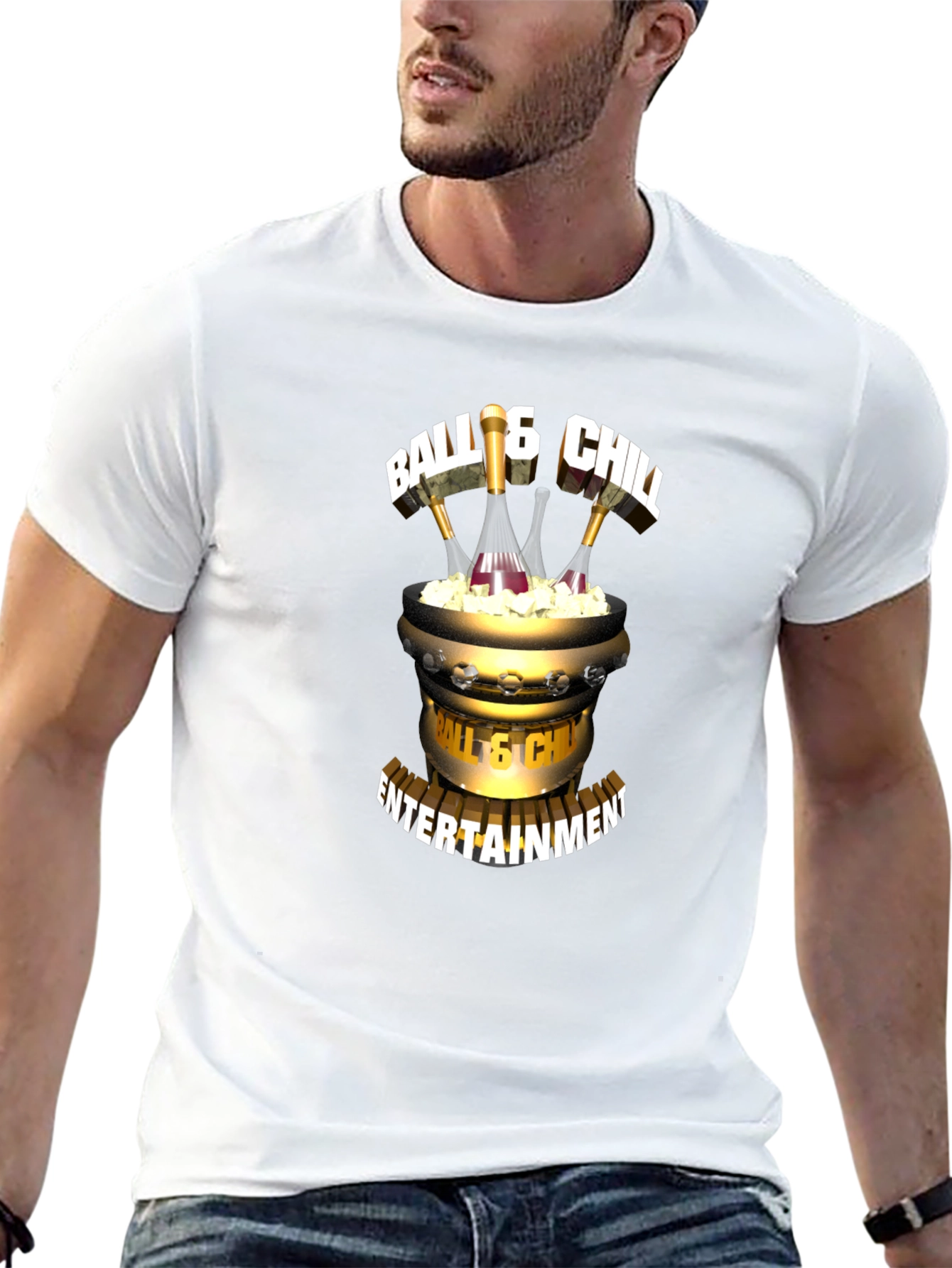 Ball & Chill Entertainment Black T-Shirt