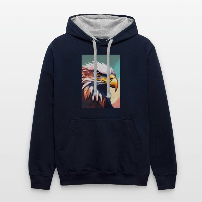 image of an angry eagle in a contemporary medieval