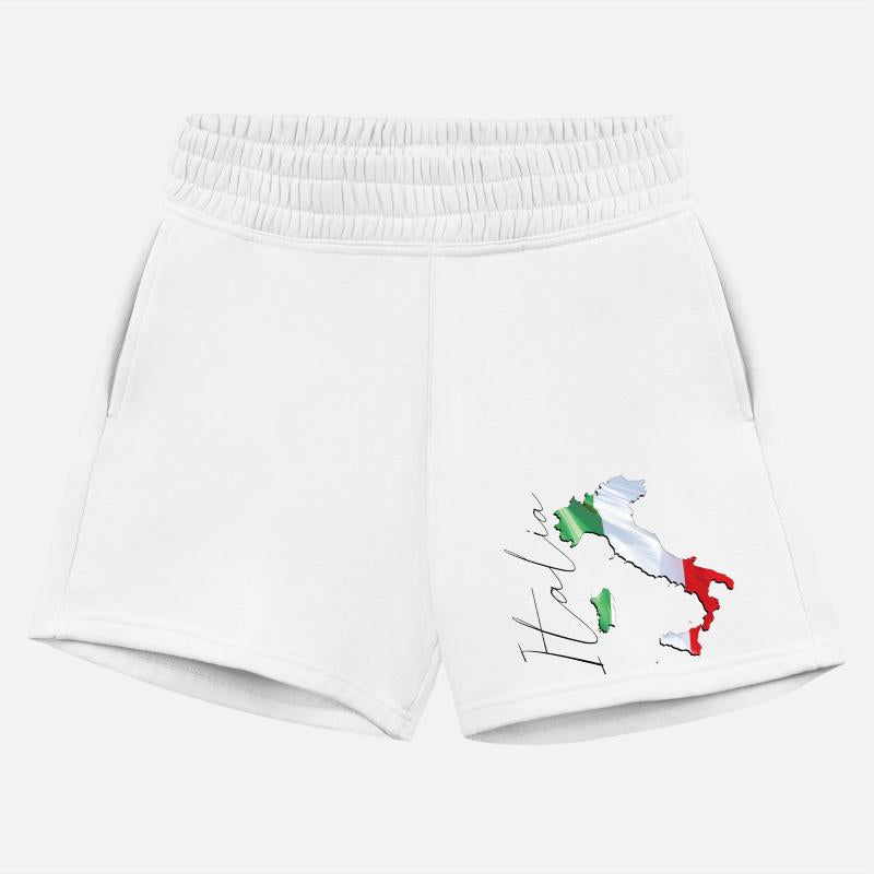 Italy Flag in Italy Map IT