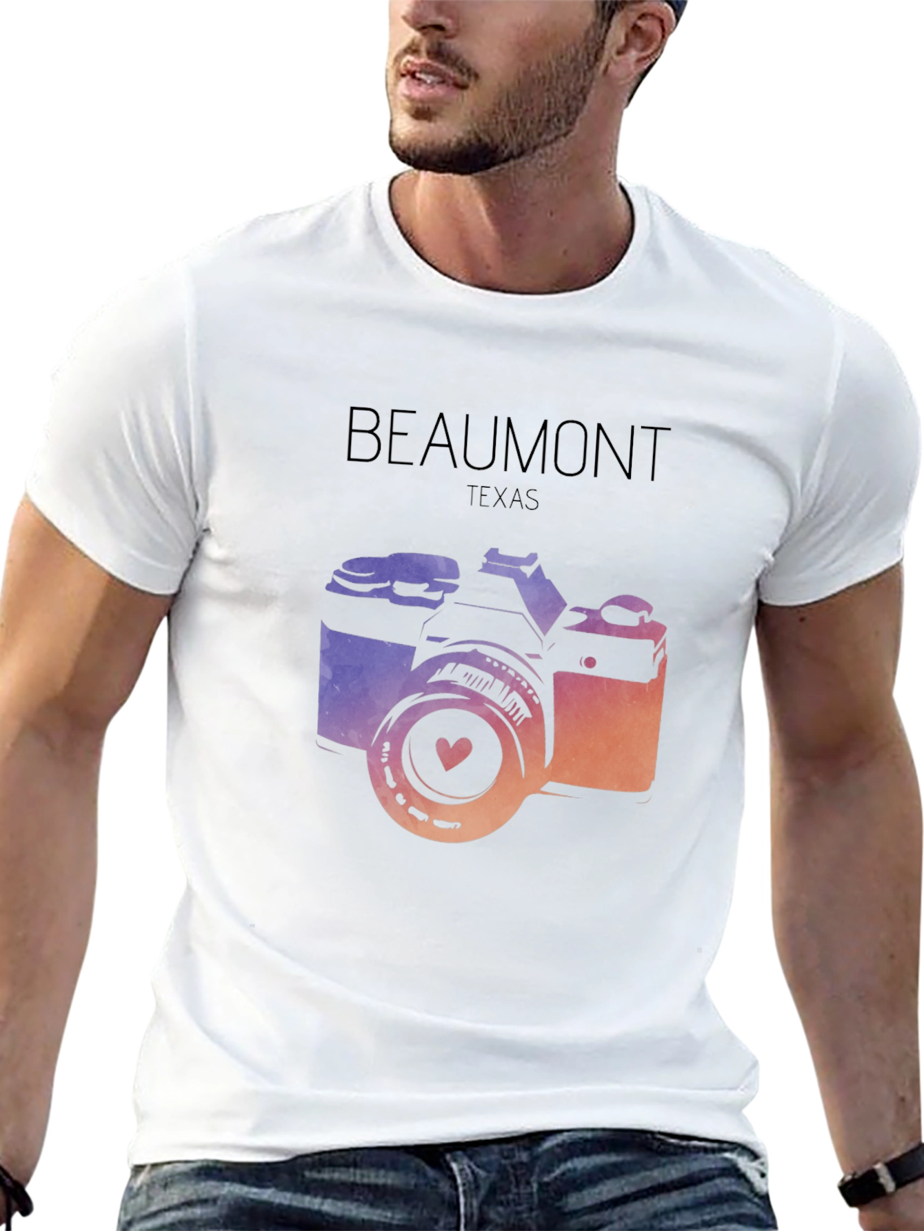 Beaumont Texas Camera Graphic T-Shirt