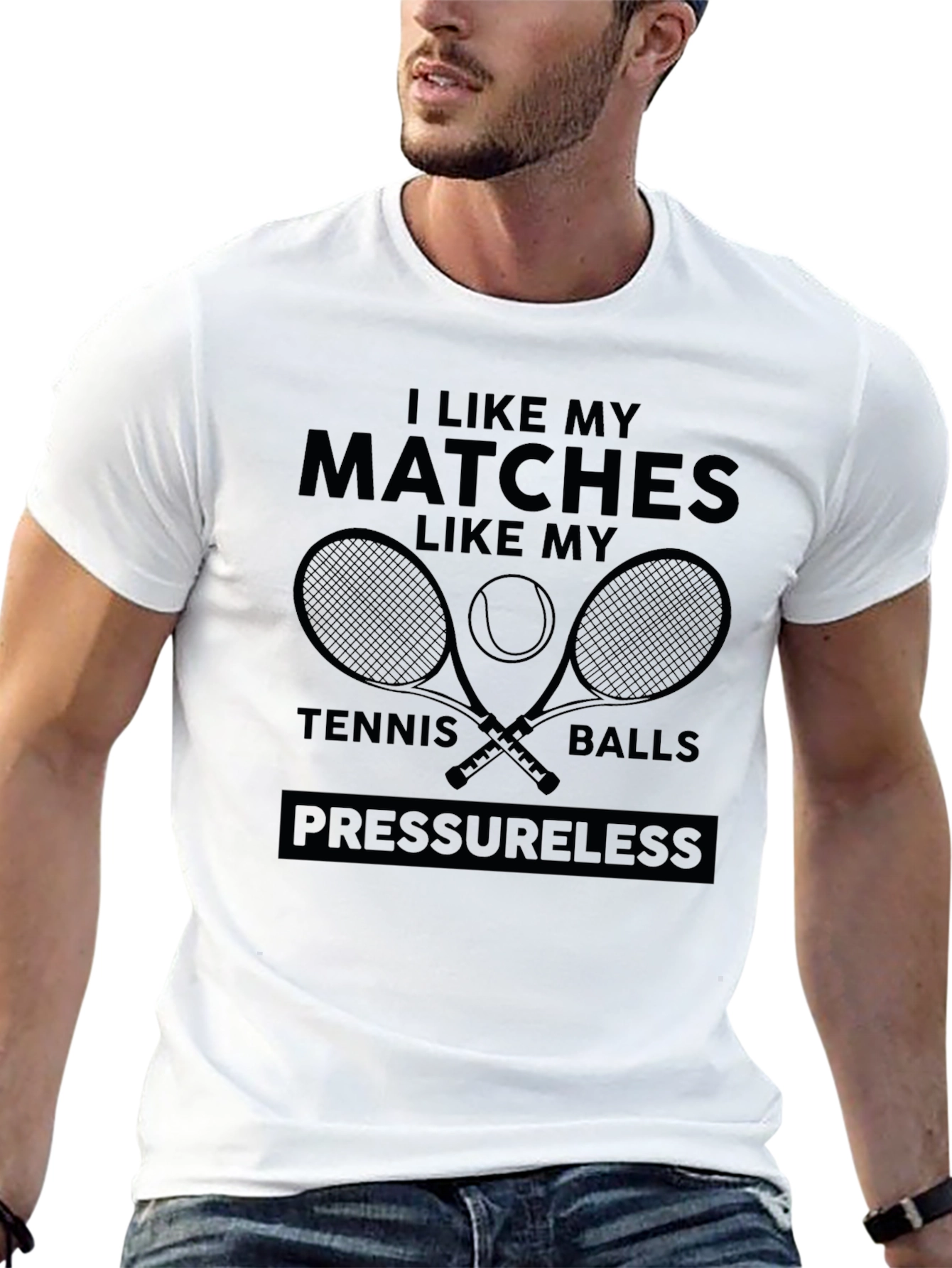 Tennis Lover T-Shirt: Pressureless Ball Matches