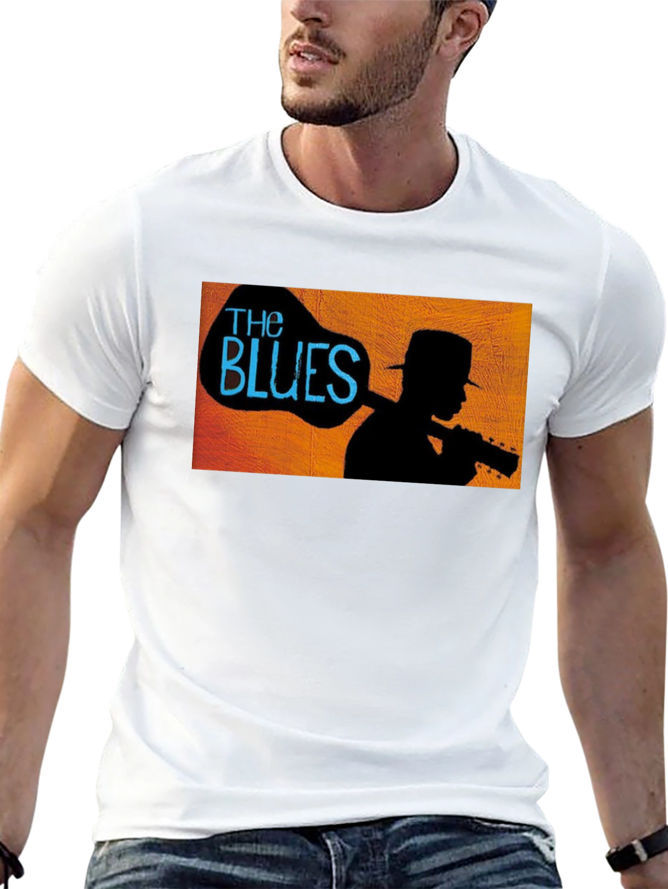 The Blues Silhouette Graphic Tee - Black