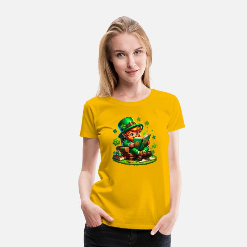 Leprechaun St. Patrick's Day Book Lover