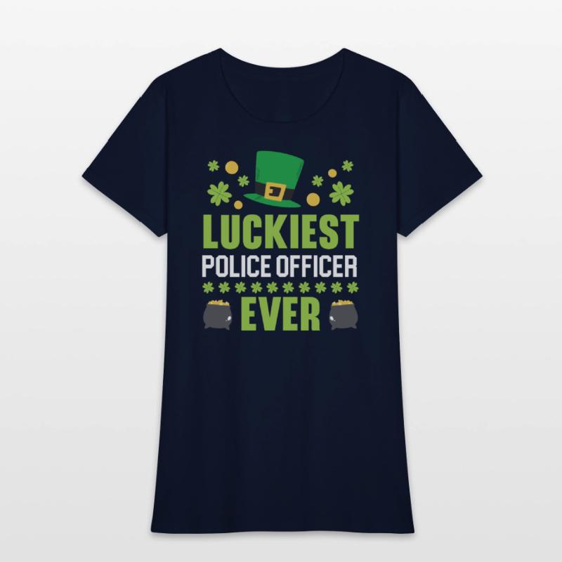 Luckiest Police Officer Ever St. Patrick's Day