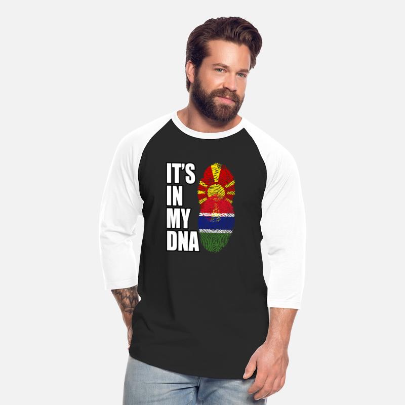 Macedonian And Gambian Mix Heritage DNA Flag