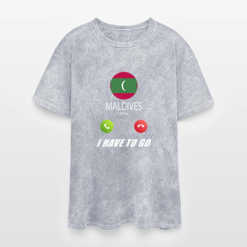 Maldives is calling Is calling Flag Saying