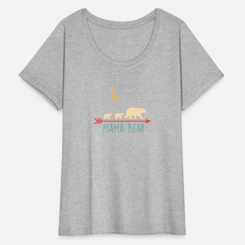 Mama Bear with 2 Cubs Retro Mother's Day Shirt