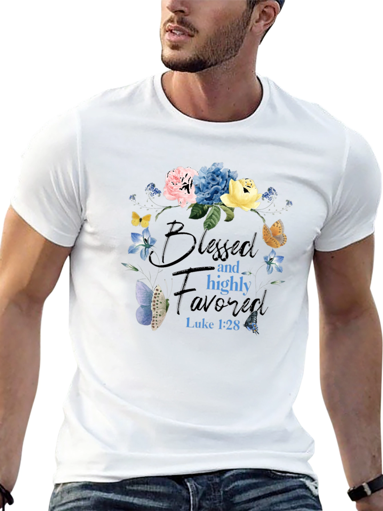 Blessed and Highly Favored Graphic Tee