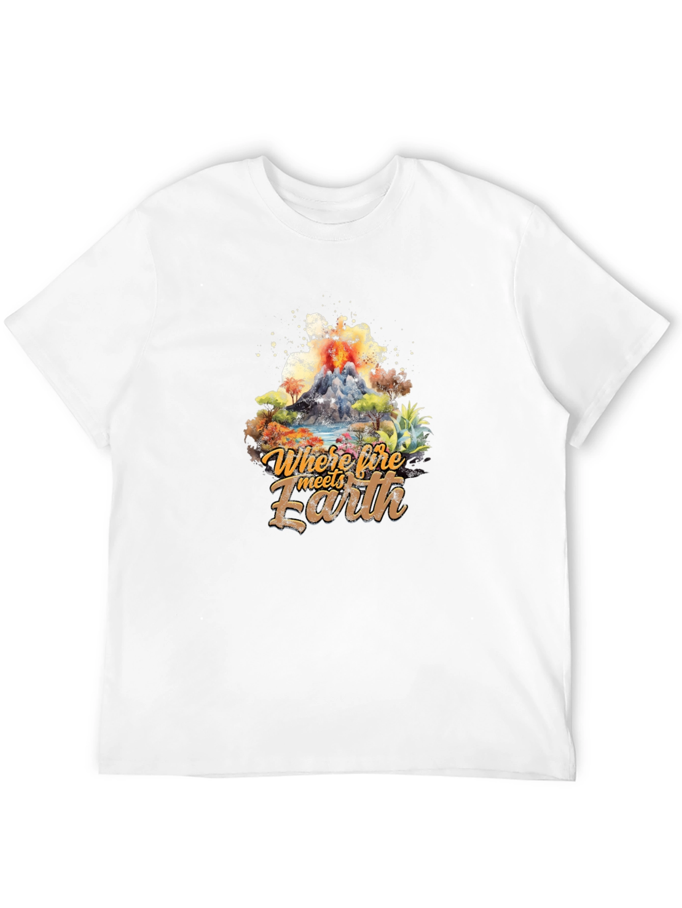 Where Fire Meets Earth Graphic Tee
