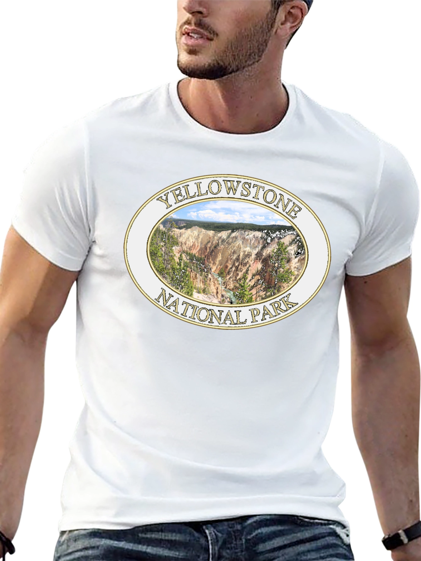 Yellowstone National Park Black T-Shirt