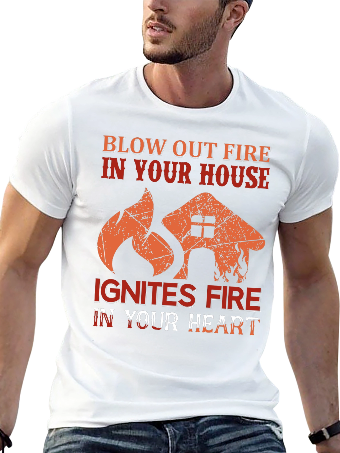 Blow Out Fire Graphic Tee