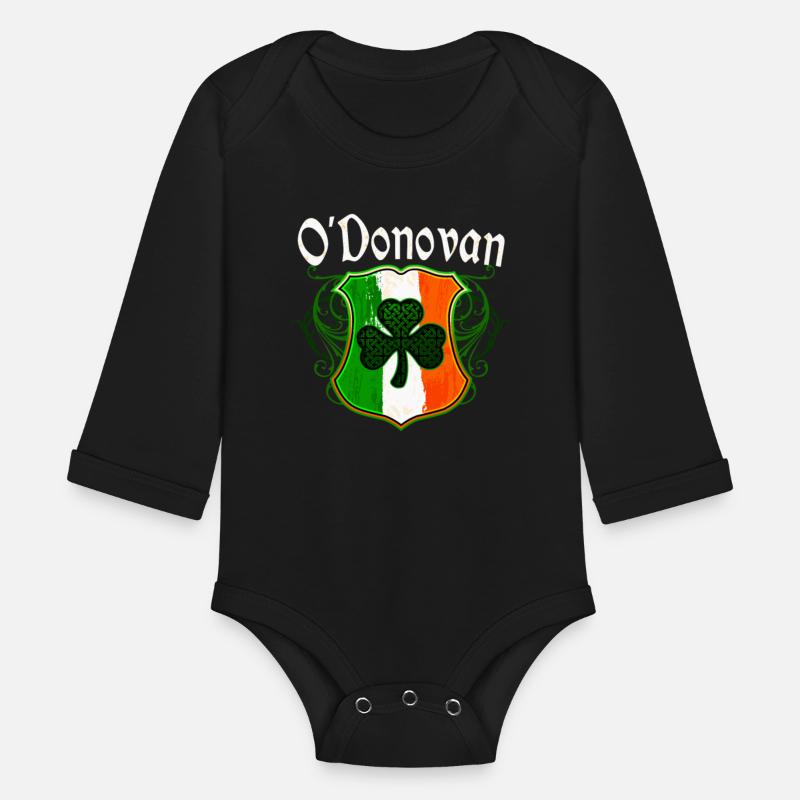 O'Donovan Irish Surname Ireland Flag Shamrock
