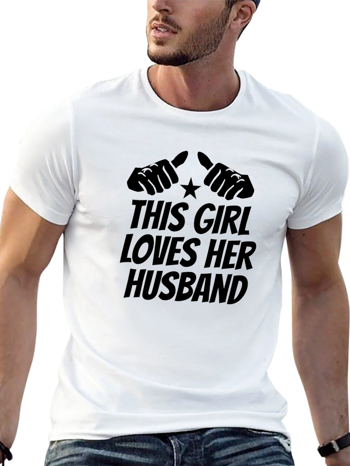 This Girl Loves Her Husband T-Shirt