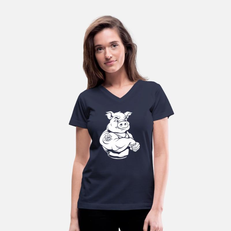 Pig Pork Biceps Tattoo I Love Mom