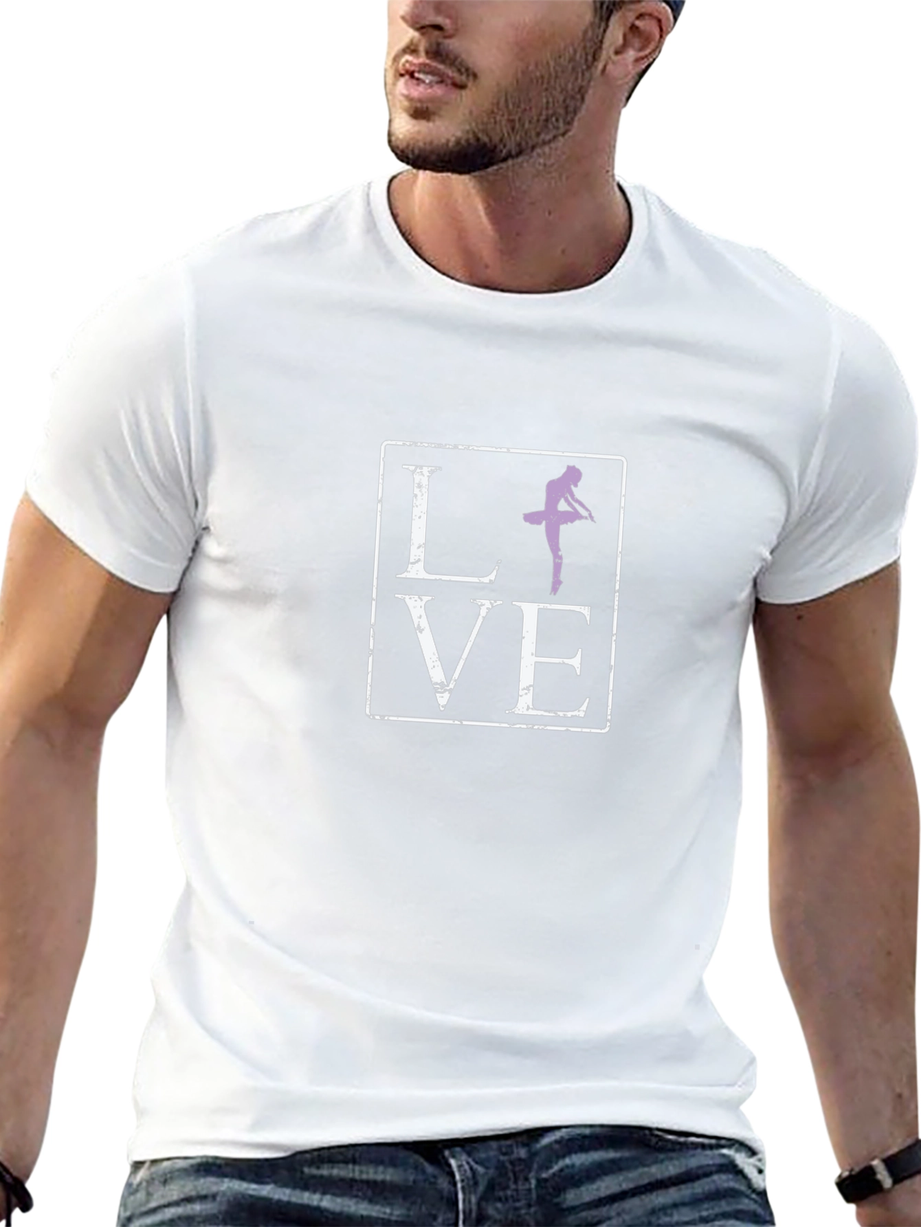Ballet Love Graphic Tee - Black