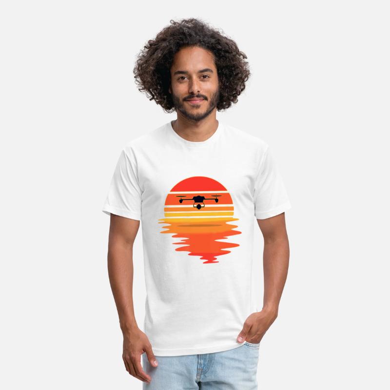 Retro Drone Pilot - Vintage Sunset Aviator Flyings