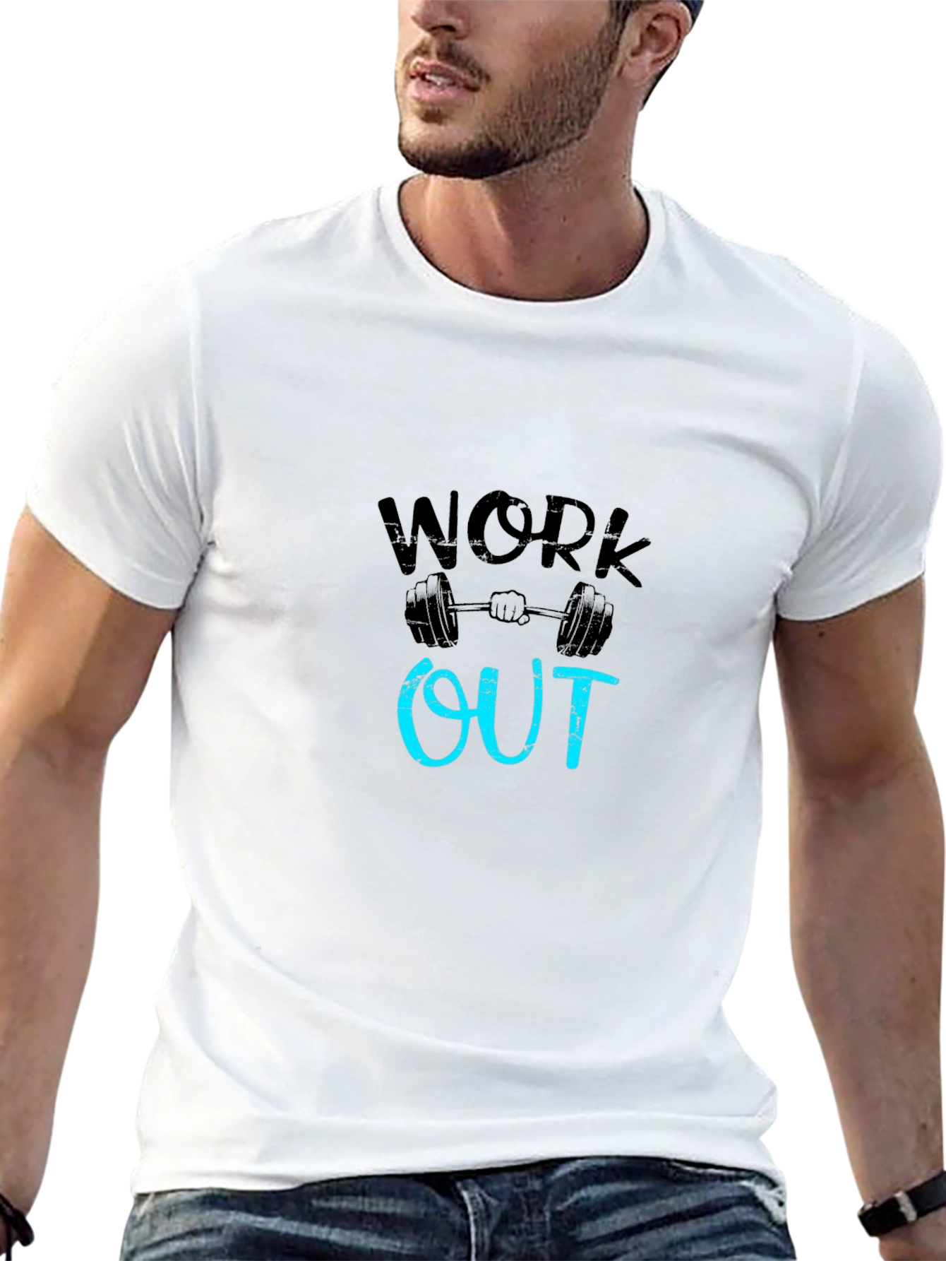 Work Out Graphic Tee