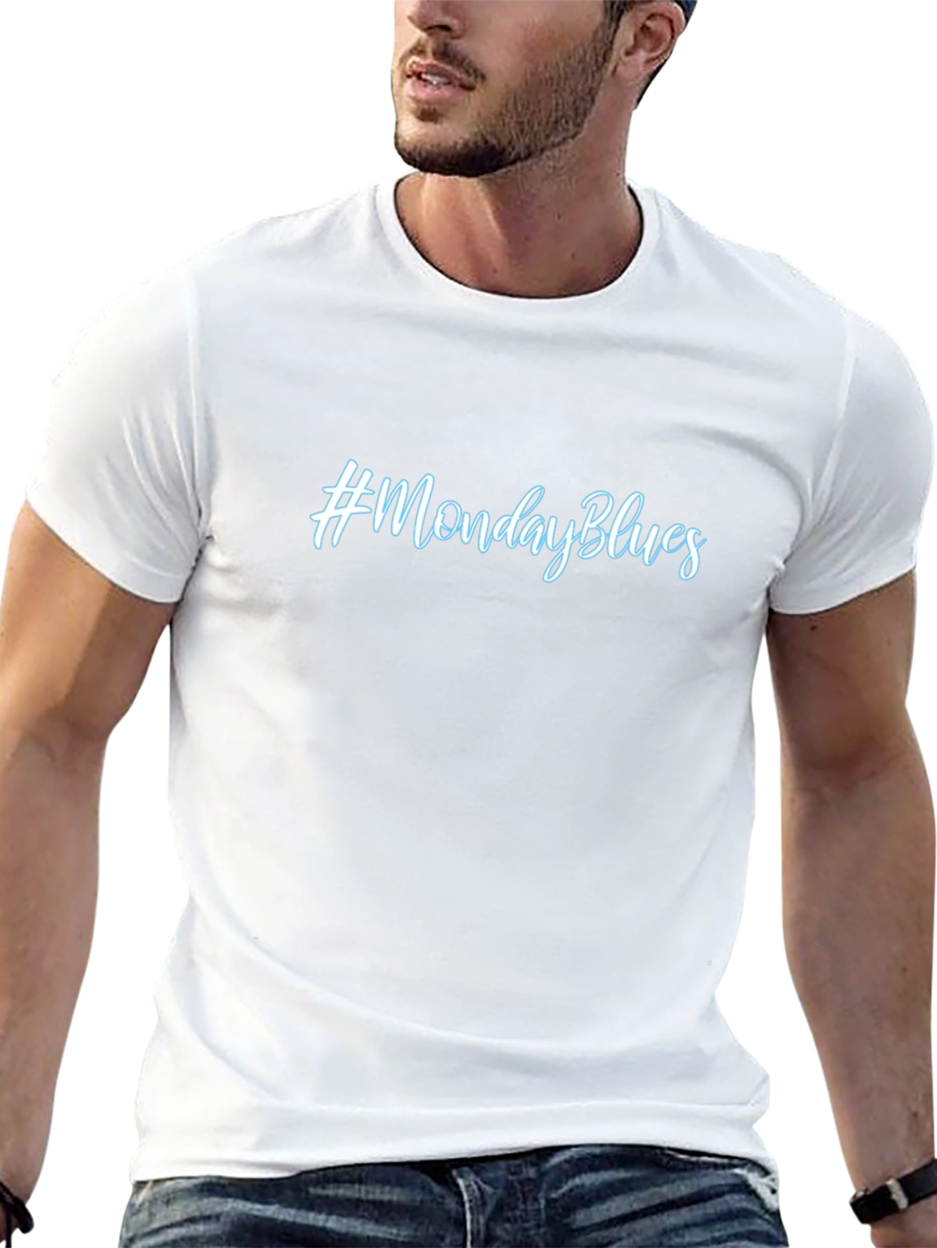 #MondayBlues Graphic Tee - Casual Comfort