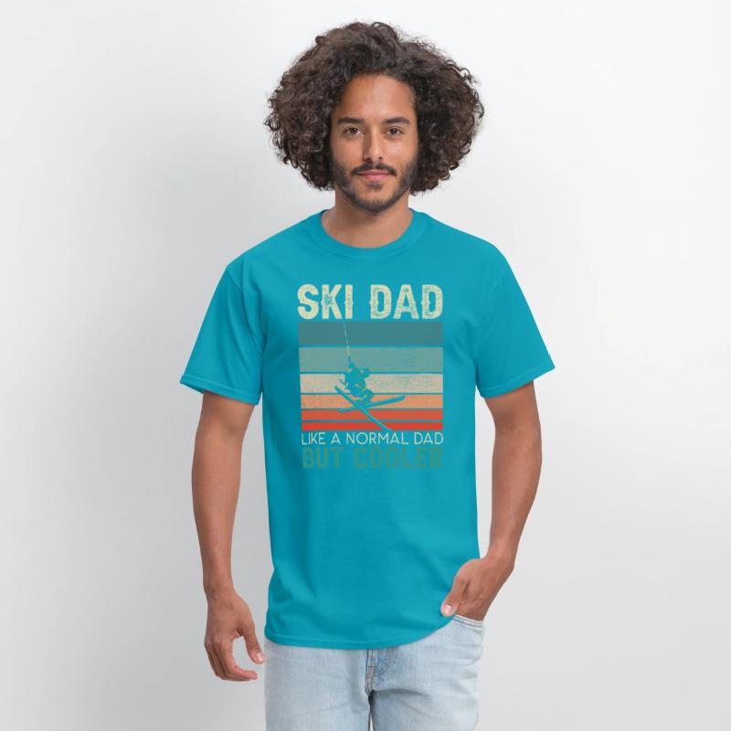 Ski Dad Mountain Ski Winter Sport Snow Father Day