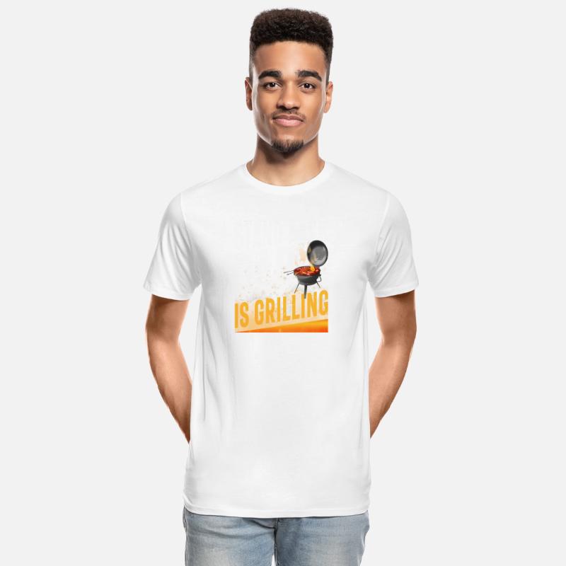 Stand Back Dad Is Grilling