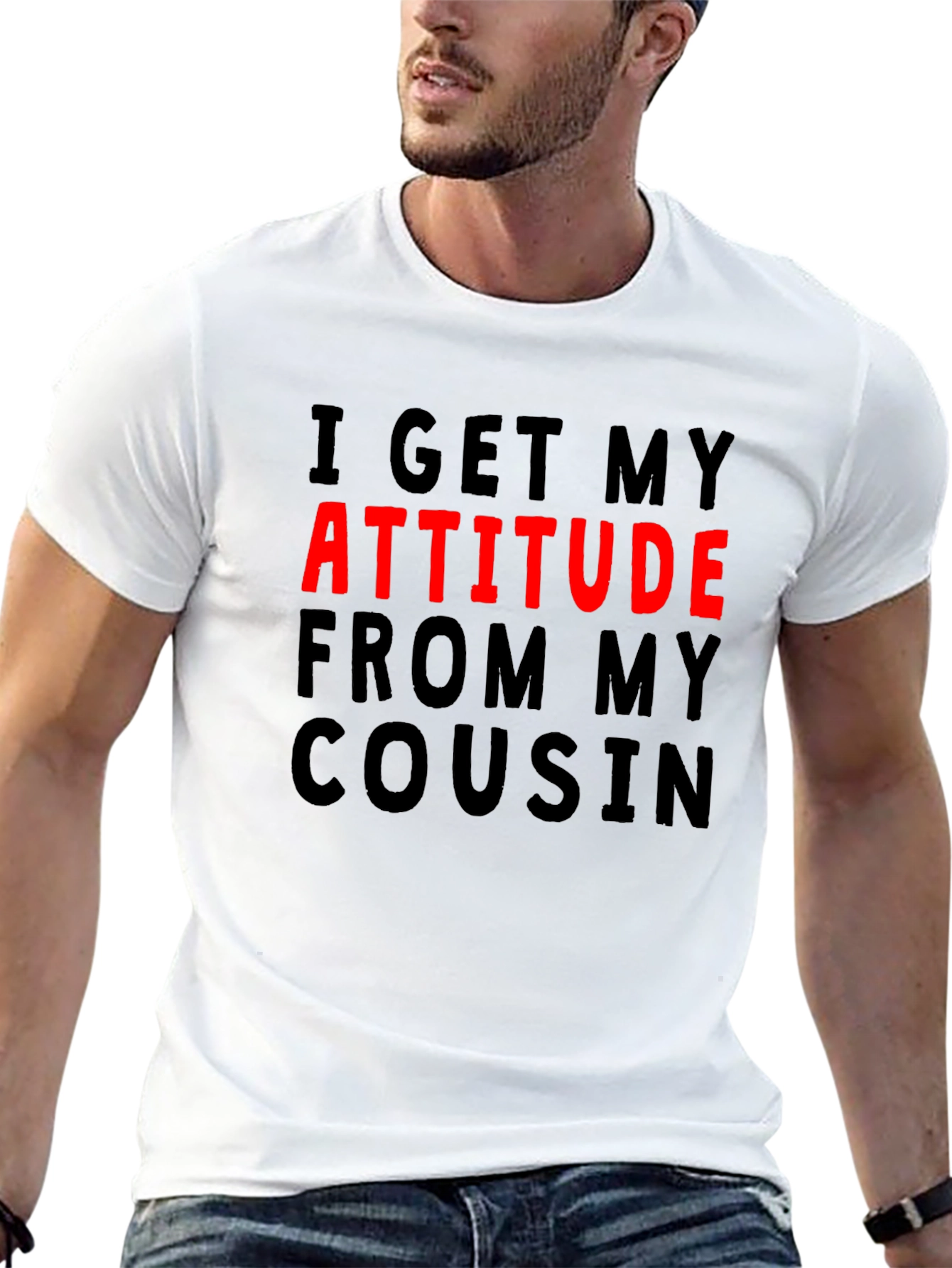 Attitude from Cousin Graphic Tee