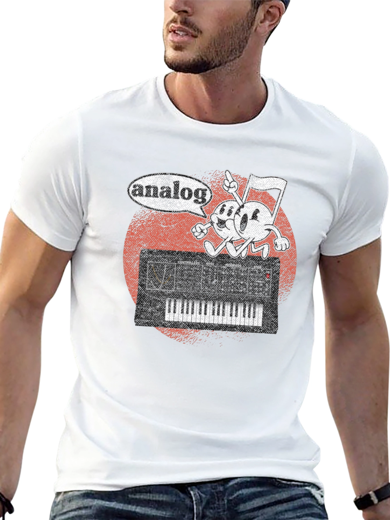 Analog Synthesizer Graphic T-Shirt